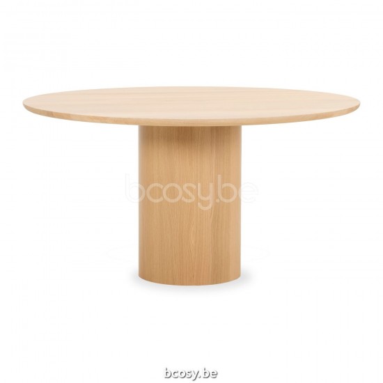 Vincent Sheppard Vincent Sheppard Atlas Round Dining Table Round Natural Plywood Oak frame Natural Oak top.