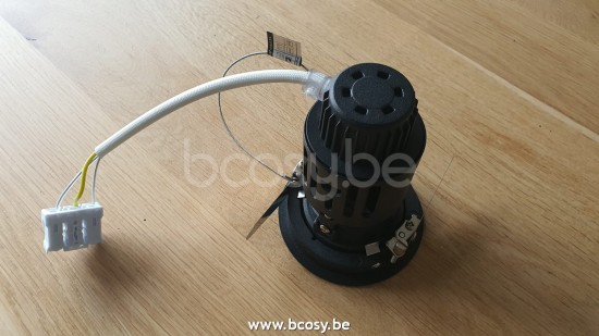 Authentage AUR801001 Authentage AUREOLE Spot intérieur encastrable à encastrer GU10 Black Authentage spots Encastrés Encastrables.