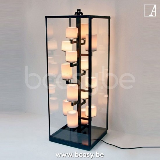 Authentage BVH008D30 BELLEFEU Vloerlamp staanlamp staande lamp Bronze Authentage Vloerlampen Stalampen Staande Lampen Staanlampen.