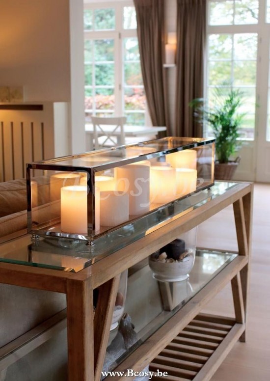 Feluce FEL-008-24-100cm Feluce Exclusieve tafellamp kaarsen LED landelijk 100, 125, 150cm.