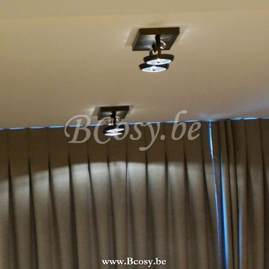 Feluce FEL-035-24 Feluce Plafondlamp landelijke stijl rechthoekig 2 spots.