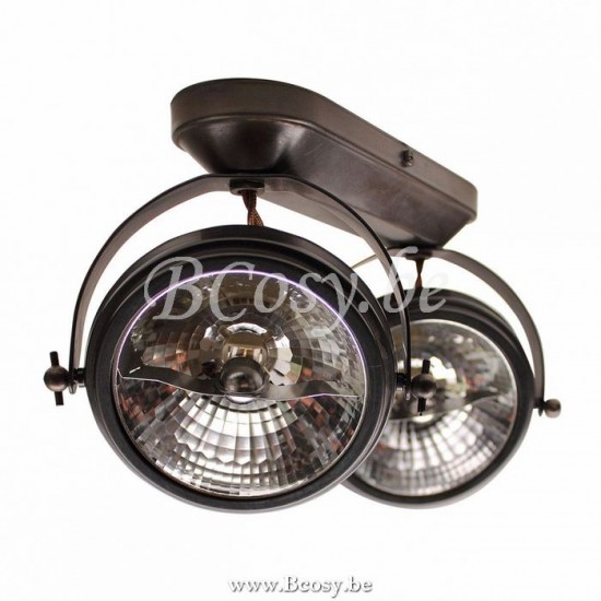 Authentage CEN0L2O02 CENTONZE opbouwspot G53 Bronze Authentage Opbouwspots.