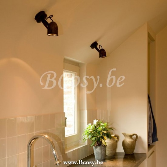 Authentage COM001F83 Authentage COMÈTE spot encastré BA15d Bronze Authentage Spots montés en surface.