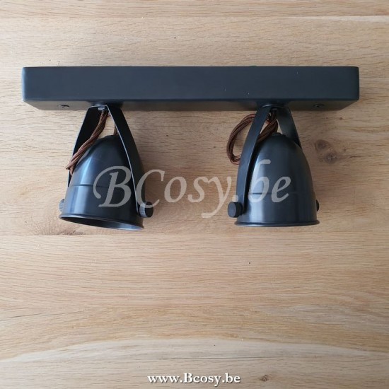 Authentage COM0L2B03 Authentage COMÈTE spot encastré GU10 Bronze Authentage Spots montés en surface.