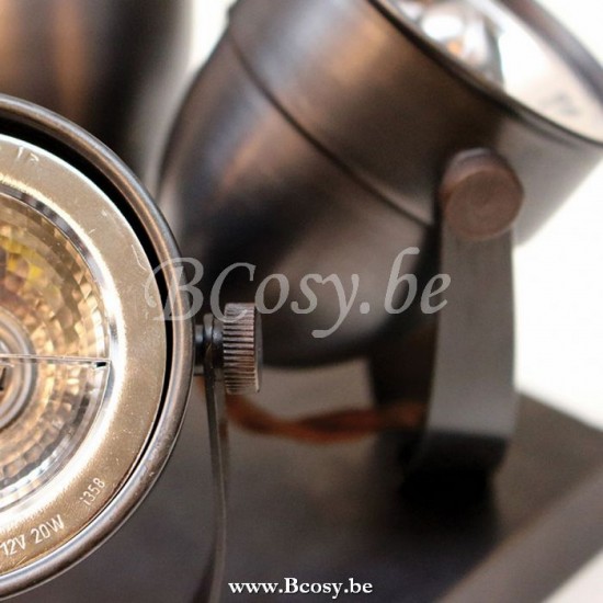 Authentage COM0L4V21 COMÈTE opbouwspot GU10 Bronze Authentage Opbouwspots.