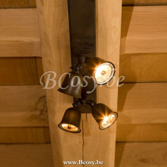 Authentage FLT0L4B10 Authentage FLEURE spot light projector Bronze Authentage Surface mounted spotlights.