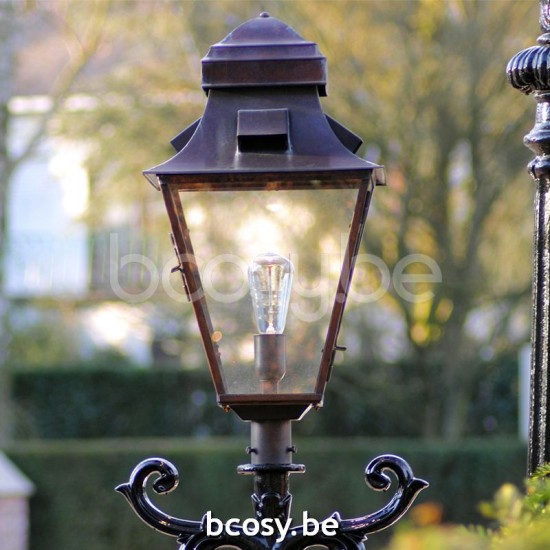 Authentage GRA001TM3 Authentage GRACIEUZE Lampadaire balise extérieure E27 Bronze Authentage Armatures Luminaires D'extérieur.