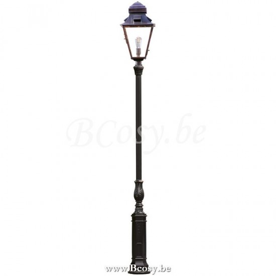 Authentage GRA001TM5 Authentage GRACIEUZE Lampadaire balise extérieure E27 Bronze Authentage Armatures Luminaires D'extérieur.