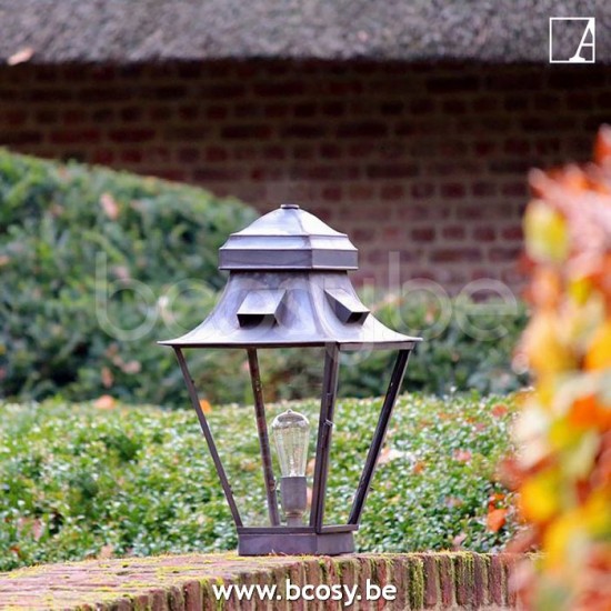Authentage GRA002PM5 GRACIEUZE Aussenstandleuchte lampe aussen E27 + GU10 Bronze Authentage Aussen Stehleuchte Garten Standleuchten.