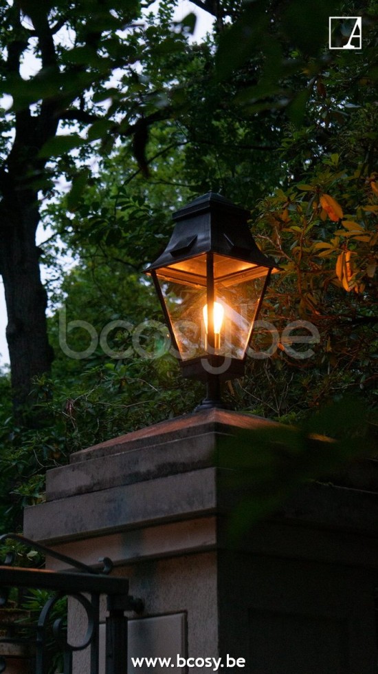 Authentage GRA002SM6 GRACIEUZE Tuinpaal lampverlichting E27 + GU10 Bronze Authentage Outdoor Oprit Buitenverlichting Paallampen Tuinpalen Buitenverlichting.