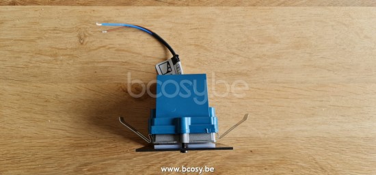 Leuchtenreich Grille Einbaustrahler Bronze 8x8 cm Einbauleuchten.