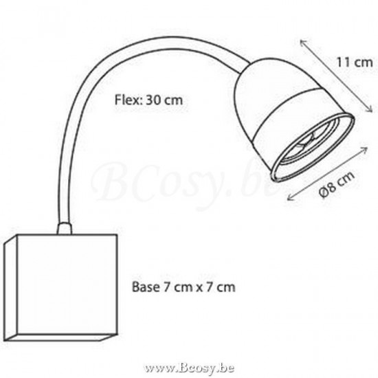 Authentage LPL001V70 Authentage LISIBLE Wall light lamp GU10 Bronze Authentage Lamps Wall Lamps Lights Indoor Lighting.