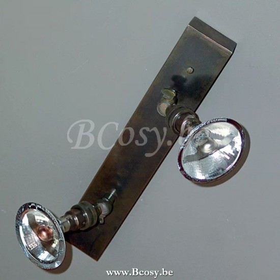 Authentage MAR0L2B03 MARRON opbouwspot BA15d Bronze Authentage Opbouwspots.