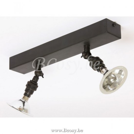 Authentage MAR0L2B03 MARRON Aufbaustrahler BA15d Bronze Authentage Anbaustrahler Spotleuchten Aufbauleuchte.