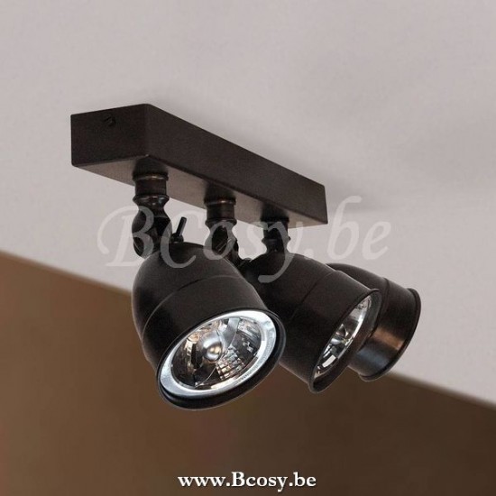 Authentage POI003B05 Authentage POIRE spot encastré BA15d Bronze Authentage Spots montés en surface.