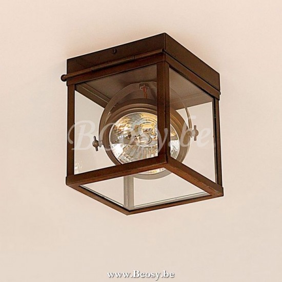 Authentage VIT001H15 VITRINE Plafondlamp licht G53 Bronze Authentage Plafondlamp licht verlichting.