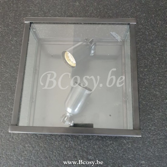 Authentage VIT002201 Authentage VITRINE Plafonnier E27 Bronze Authentage Plafonniers Plafonnières.