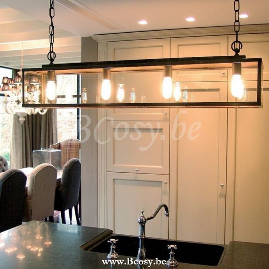 Feluce FEL-152-24 Feluce Eetkamer lamp landelijk brons, nikkel of chroom.