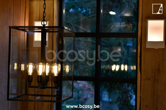 Feluce FEL-022-24-M Feluce Lamp lantaarn landelijk met glas 4xE27.
