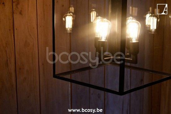 Authentage Vitrine lantern 4L medium Bronze VIT004602.