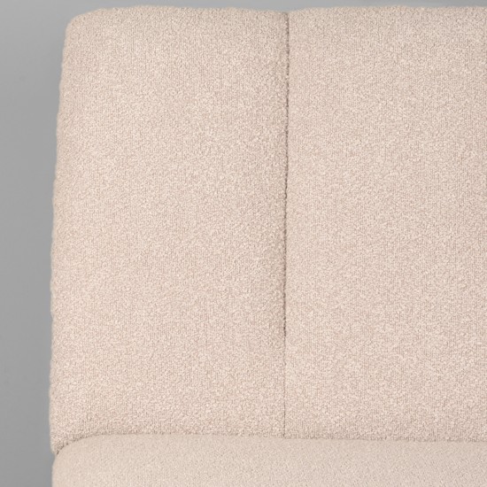 LABEL51 Eetkamerbank Modula - Naturel - Boucle - 2-Zits.
