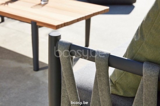 Diphano Switch garden outdoor lounge sets rope PCA Lava Weatherproof Clay Rope Onyx 30mm.