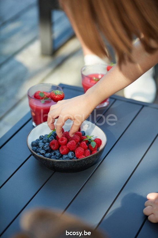 Diphano Landscape Modular tuinvoetbanken Aluminium Lava All Weather Brown Mêlé.