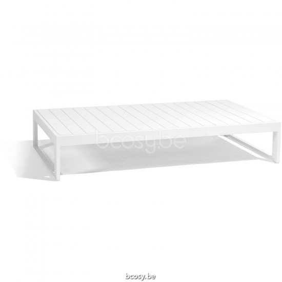 Diphano Landscape Modular grote voetensteun Aluminium Wit Frame Stof All Weather Shine.