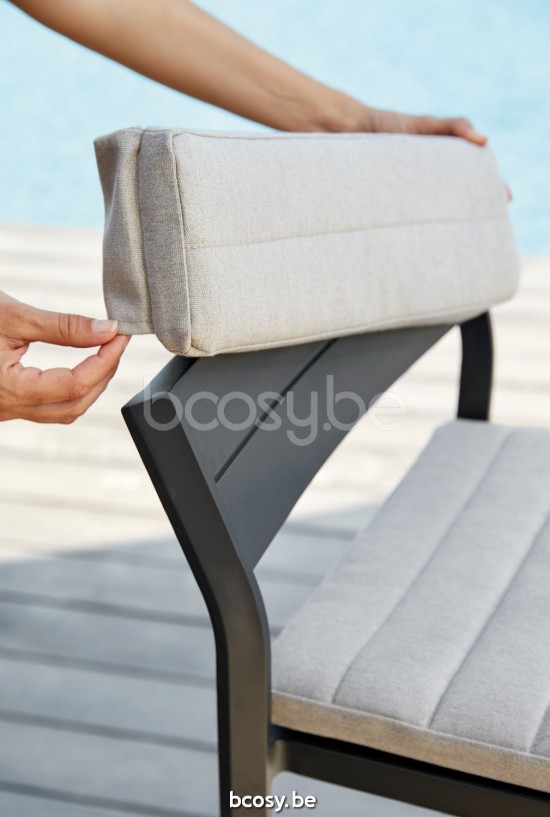 Diphano Metris Tuinarmstoelen Aluminium Lava.