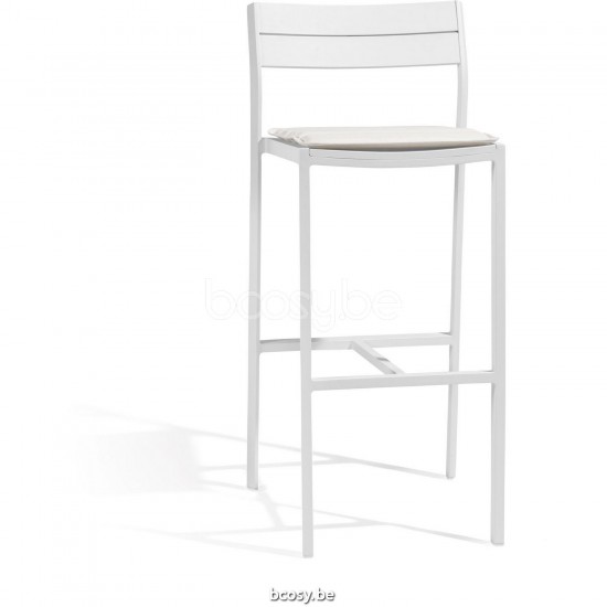 Diphano Metris barstoel 78h Aluminium Wit Frame.