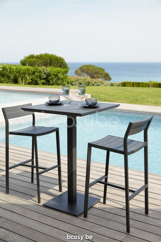 Diphano Metris garden outdoor bar chairs stools 78h PCA Lava.