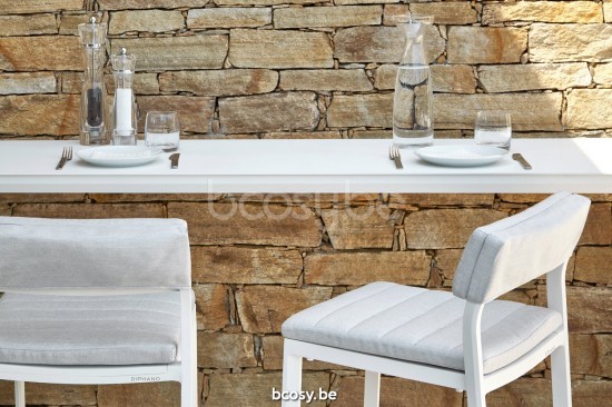 Diphano Metris barstoel 62h Aluminium Wit Frame.