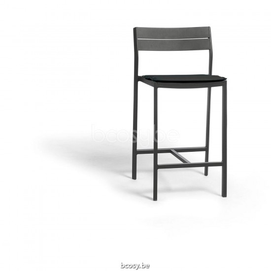 Diphano Metris barstool 62h Aluminium Lava Frame.