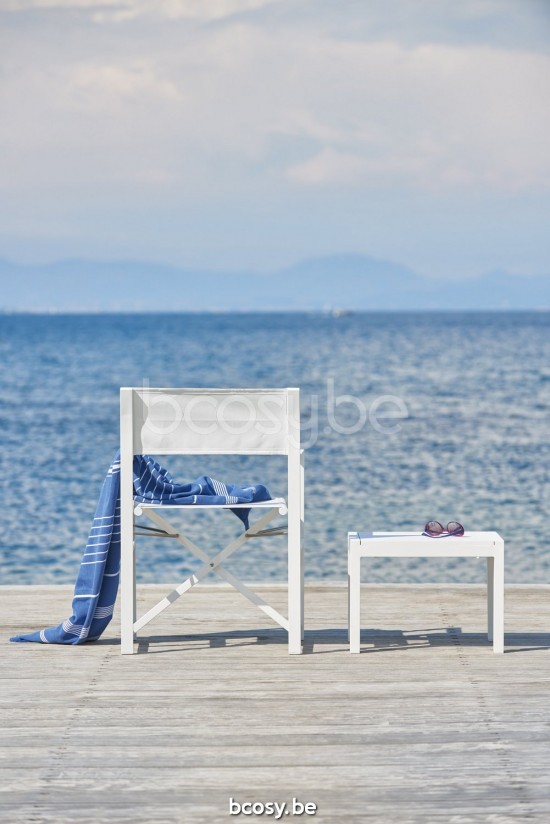 Diphano Alexa Fauteuils realisateurs directeurs Aluminium blanc Couche unique Batyline blanc.