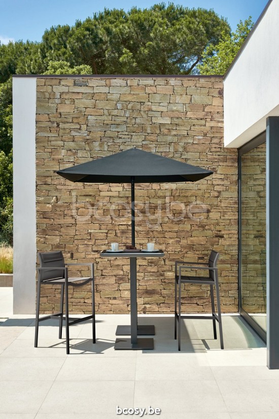 Diphano Alexa garden outdoor bar chairs stools 77h PCA Lava single layer Batyline Cafe.