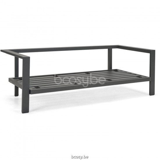 Diphano Cubic Modular Stackable 2,5-seater Optional cushion set Aluminium Lava Frame.