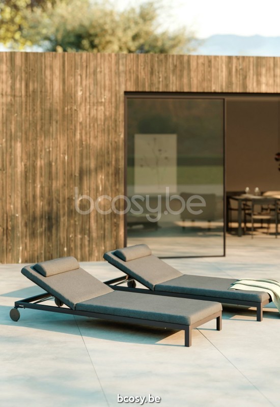 Diphano Cubic sun beds loungers PCA Lava.