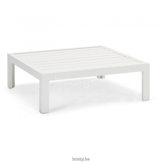 Diphano Cubic Modular medium footrest Optional seat cushion Aluminium White Frame.
