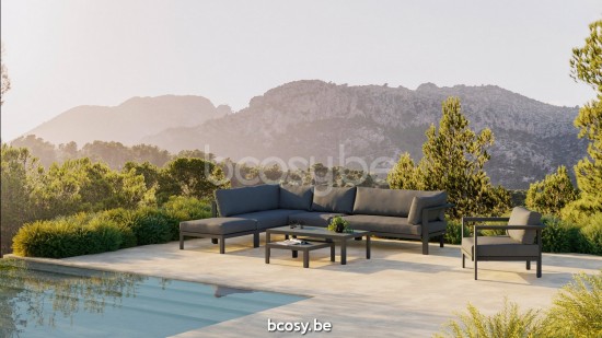 Diphano Cubic Modular voetensteun medium Aluminium Lava Frame.