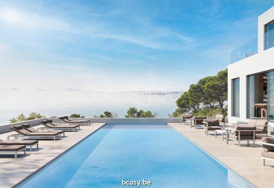 Diphano Cubic Stapelbare combo (2x loungezetel + 2,5-zits) Aluminium Wit Frame.