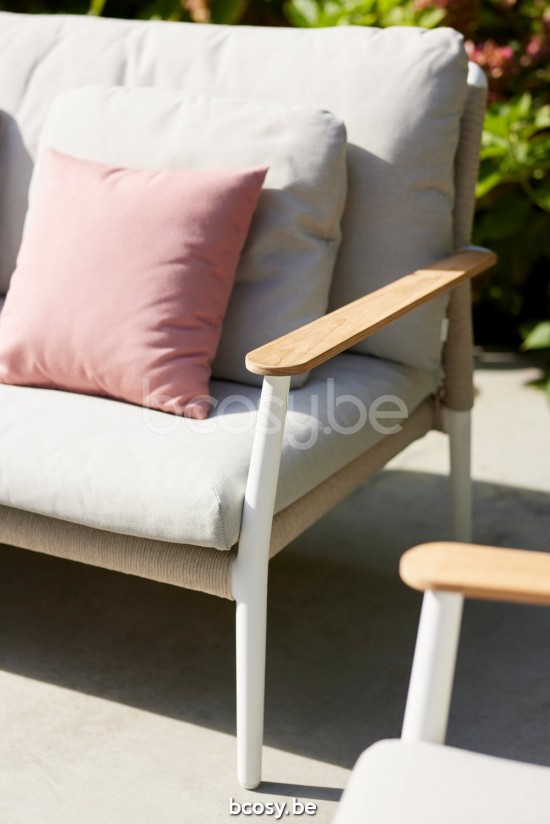 Diphano Ray garden outdoor lounge sets PCA White Rope Mineral 5mm.