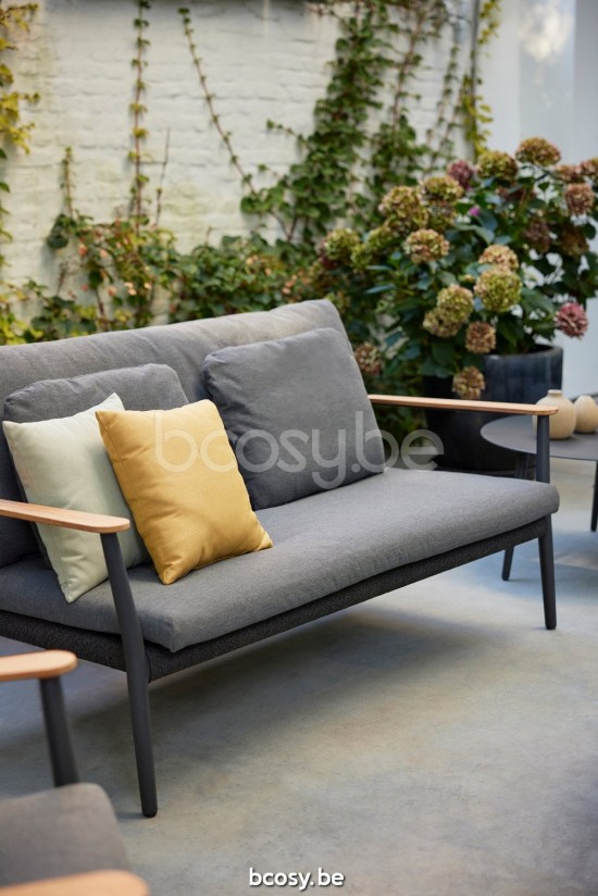 Diphano Ray garden outdoor lounge sets PCA Lava Rope Graphite 5mm.