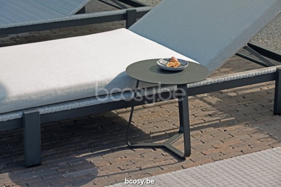 Diphano Easy-Fit bijzettafel plus B (42xR) Aluminium Lava Frame.