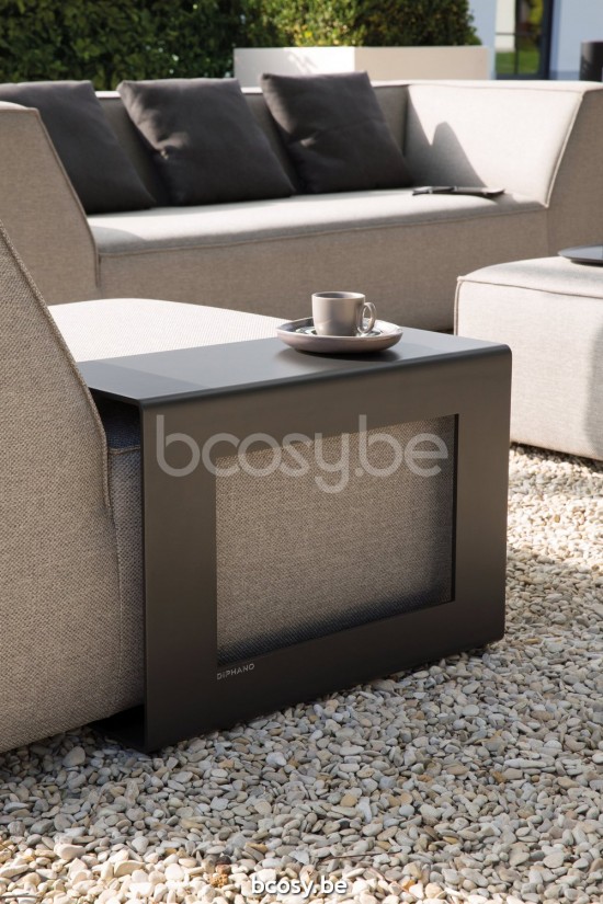 Diphano Easy-Fit side table unit B (54x26) Cadre Aluminium Lava.