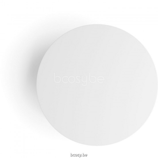 Diphano Ray salontafel A 60xR (28,5h) Aluminium Wit Frame Tafelblad Aluminium Wit.