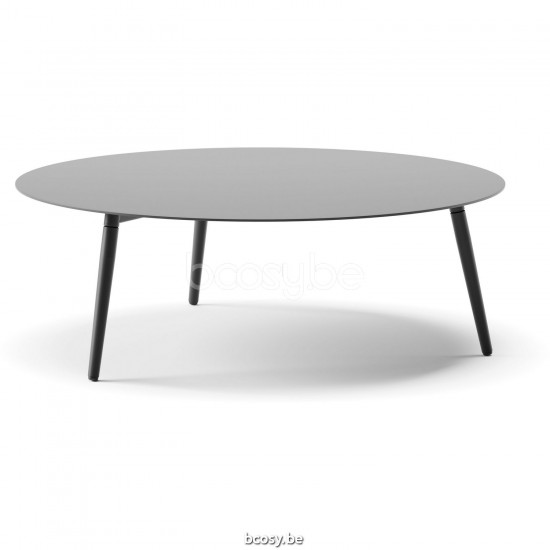 Diphano Ray coffee table S 100xR (33,5h) Aluminium Lava Frame Top Aluminium Lava.