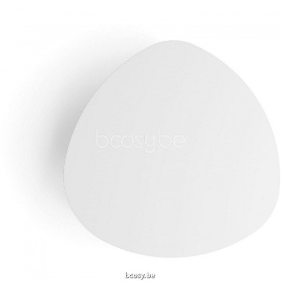 Diphano Ray salontafel organisch A 60xR (28,5h) Naturel Teak Frame Tafelblad Aluminium Wit.