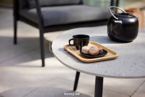 Diphano Ray garden outdoor coffee tables A 60xR (28,5h) PCA Lava.