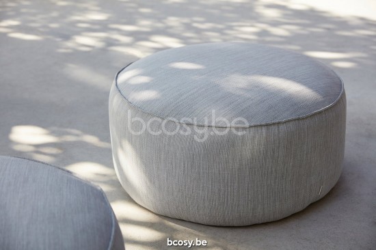 Diphano Easy-Fit ronde poef 70xR Stof Weersbestendig Savanne.