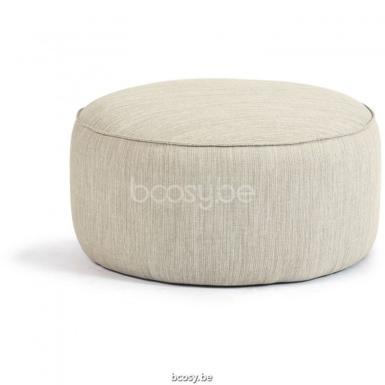 Diphano Easy-Fit round pouf 70xR Weatherproof Seagull Fabric.